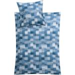 Blaue Kleine Wolke Bettwäsche & Bettbezüge aus Mako Satin 