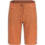 Pinke Maloja Stretch-Shorts Orangen aus Elastan für Damen Größe L 