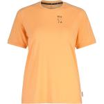 Orange Maloja T-Shirts Orangen aus Polyester für Damen Größe L 