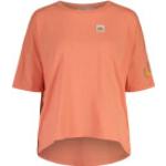 Beige Maloja T-Shirts aus Baumwolle für Damen Größe S 