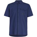 Reduzierte Blaue Klassische Kurzärmelige Maloja Kurzarmhemden für Herren Größe XL 