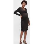 Schwarze MAMA LICIOUS Kleider für Schwangere aus Jersey für Damen Größe L 
