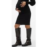 Schwarze MAMA LICIOUS Röcke für Schwangere aus Jersey für Damen 