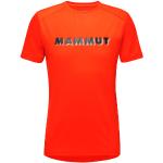 Orange Mammut Nachhaltige T-Shirts Orangen aus Jersey für Herren Größe S 