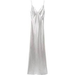 MANGO Damen Abendkleid 'Marta' silber, Größe L, 14112006