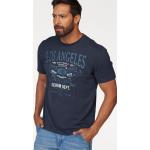 Reduzierte Blaue Print Man's World T-Shirts aus Jersey für Herren Größe XXL 