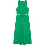 Reduzierte Grüne Ärmellose Wadenlange | Midi Nachhaltige Frühlingskleider aus Baumwolle für Damen Größe XL 