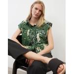 Grüne Marc O'Polo Nachhaltige Blusenshirts aus Baumwolle für Damen Größe XS 