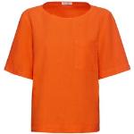 Reduzierte Orange Marc O'Polo Blusenshirts Orangen aus Leinen für Damen Größe XS 