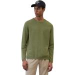 Grüne Marc O'Polo Rundhals-Auschnitt Rundhals-Pullover aus Baumwolle für Herren Größe L 