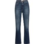 Reduzierte Blaue Marc O'Polo Straight Leg Jeans aus Elastan für Damen Größe XS Weite 30, Länge 32 