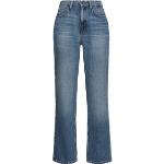 Reduzierte Blaue Marc O'Polo Straight Leg Jeans für Damen Weite 33, Länge 32 