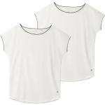 Offwhite Kurzärmelige Marc O'Polo Kurzarm Unterhemden für Damen Größe XL 