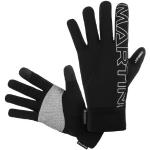 Schwarze Martini Sportswear Alvaro Handschuhe aus Leder Größe XL 