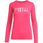 Reduzierte Pinke Langärmelige Martini Sportswear Damenfunktionsshirts Größe L 