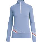 Reduzierte Blaue Langärmelige Martini Sportswear Magic Nachhaltige Trainingspullover & Sportpullover für Damen Größe S 