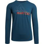 Reduzierte Blaue Langärmelige Martini Sportswear Longsleeves & Langarmshirts für Herren Größe M 