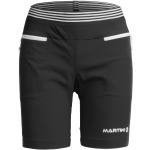 Reduzierte Schwarze Martini Sportswear Essential Stretch-Shorts aus Elastan für Damen Größe XS 