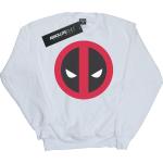 Marvel, Herren, Pullover, Deadpool Large Clean Logo Sweatshirt, Weiss, (L)