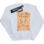 Marvel, Herren, Pullover, The Mighty Thor False Thor Poster Sweatshirt, Weiss, (XXL)