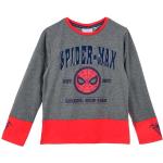 Graue Spiderman Kinderpullover aus Baumwolle 