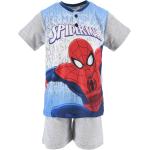 Graue Print Spiderman Kinderpyjamas & Kinderschlafanzüge aus Baumwolle maschinenwaschbar für Babys 