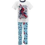 Marineblaue Spiderman Kinderpyjamas & Kinderschlafanzüge aus Baumwolle maschinenwaschbar für Babys 