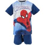 Marineblaue Print Spiderman Herrenschlafanzüge & Herrenpyjamas aus Baumwolle maschinenwaschbar 