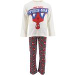 Beige Spiderman Kinderpyjamas & Kinderschlafanzüge aus Baumwolle 