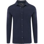 Reduzierte Marineblaue Casual Langärmelige Marvelis Langarmhemden aus Jersey für Herren Größe 3 XL Große Größen 