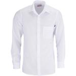 Weiße Business Langärmelige Marvelis Nachhaltige Slim Fit Hemden aus Baumwolle 