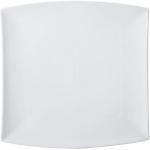 Maxwell & Williams JX250006 Platte eckig quadratisch 30 cm – Porzellan Weiß – Serie East meets West – in Geschenkbox