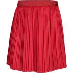 Rote Klassische Kinderfaltenröcke aus Polyester für Mädchen Größe 104 
