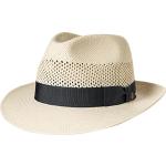 Hellbeige Mayser Panamahüte aus Stroh für Herren Größe XXL 