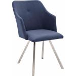 Blaue Moderne MCA furniture Polsterstühle gepolstert 2 Teile 