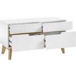 Weiße MCA furniture Garderobenbänke matt aus Holz 