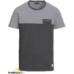 Reduzierte Graue Kurzärmelige Vaude Nevis T-Shirts für Herren Größe XXL 