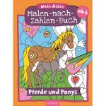ars edition Pferde & Pferdestall Malbücher Tiere für 5 bis 7 Jahre 