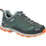 Grüne Meindl Lite Trail Gore Tex Damenwanderschuhe & Damenbergschuhe Orangen Schnürung mit herausnehmbarem Fußbett Größe 39,5 