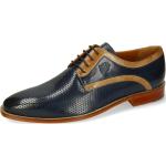 Blaue Klassische Melvin & Hamilton Derby Schuhe Schnürung für Herren Größe 47 