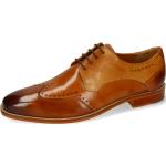 Reduzierte Braune Elegante Melvin & Hamilton Derby Schuhe Schnürung aus Leder für Herren Größe 47 