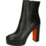 Schwarze Elegante Melvin & Hamilton High-Heel Stiefeletten aus Leder für Damen Größe 38 mit Absatzhöhe über 9cm 