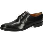 Reduzierte Schwarze Elegante Melvin & Hamilton Derby Schuhe Schnürung für Herren Größe 42 mit Absatzhöhe bis 3cm 