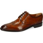 Reduzierte Braune Elegante Melvin & Hamilton Derby Schuhe Schnürung für Herren Größe 44 mit Absatzhöhe bis 3cm 