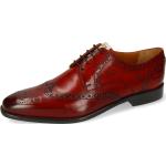 Rote Elegante Melvin & Hamilton Derby Schuhe Schnürung für Herren Größe 44 mit Absatzhöhe bis 3cm 