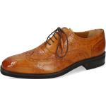 Hellbraune Elegante Melvin & Hamilton Oxford Schuhe für Herren Größe 43 mit Absatzhöhe bis 3cm 