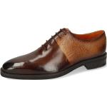 Reduzierte Braune Elegante Melvin & Hamilton Oxford Schuhe für Herren Größe 45 mit Absatzhöhe bis 3cm 