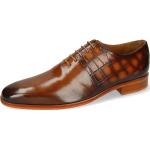 Braune Melvin & Hamilton Oxford Schuhe für Herren Größe 45 mit Absatzhöhe bis 3cm 