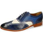 Blaue Elegante Melvin & Hamilton Oxford Schuhe für Herren Größe 46 mit Absatzhöhe bis 3cm 