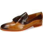 Braune Melvin & Hamilton Business-Schuhe für Herren Größe 47 mit Absatzhöhe bis 3cm 